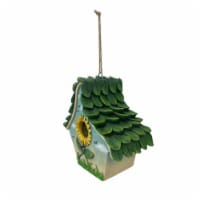 Red Carpet Studios 40916 Resin Outdoor Hanging Bird House, Sunflower