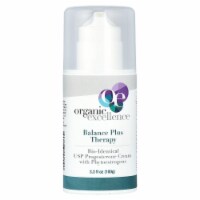 Organic Excellence Balance Plus Therapy Bio-identical Progesterone Cream w phytoestrogens-3oz