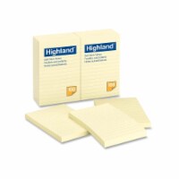 3M Office Products  Highland Notes&#44; Yellow&#44; 12 Pads per Pack