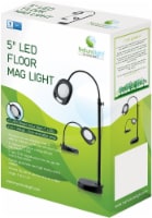 Daylight Naturalight LED 5 Floor Magnifying Light-Black