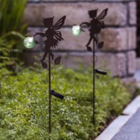 Winsome House Fairy Solar Light Stakes - Set of 2