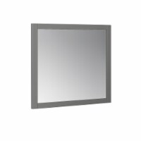 Fresca Manchester Regal 30  Gray Wood Veneer Traditional Bathroom Mirror