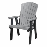 American Furniture 511LGB 42 x 24.5 x 21 in. Os Home & Office Model Fan Back Chair with Black