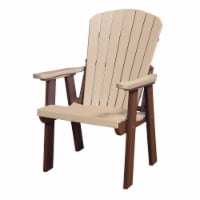 American Furniture 511WWTB 42 x 24.5 x 21 in. Os Home & Office Model Fan Back Weatherwood Cha