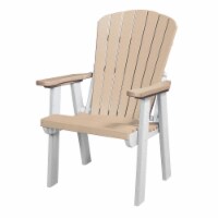 American Furniture 511WWWT Os Home & Office Model Fan Back Swivel Glider Weatherwood Chair wi