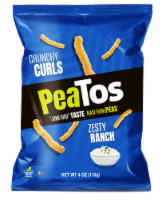 Peatos Zesty Ranch Crunchy Curls Perspective: Main
