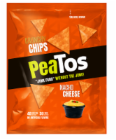 Peatos Nacho Cheese Crunchy Chips Perspective: Main