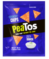 Peatos Zesty Ranch Crunchy Chips Perspective: Main