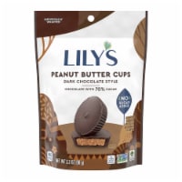 LILY'S Dark Chocolate Style Peanut Butter Cups No Sugar Added Sweets Bag