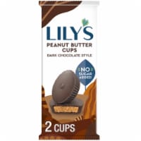 LILY'S Dark Chocolate Style Peanut Butter Cups No Added Sugar Sweets Pack
