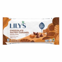 LILY'S Chocolate Salted Caramel Flavored No Sugar Added Baking Chips Bag