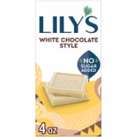 LILY'S White Chocolate Style No Sugar Added Baking Bar Perspective: Main