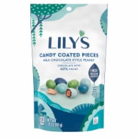 LILY'S Milk Chocolate Style Peanut No Sugar Added Candy Coated Pieces Bag