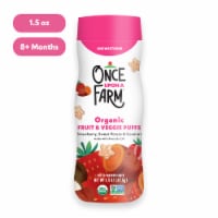 Once Upon a Farm™ Organic Strawberry Sweet Potato & Coconut Fruit & Veggie Puffs Perspective: Main