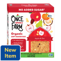 Once Upon a Farm™ Apple & Oat Soft-Baked Bars Perspective: Main