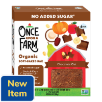 Once Upon a Farm™ Chocolate Oat Soft-Baked Bars Perspective: Main