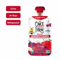 Once Upon A Farm™ Apple Cherry Elderberry Immunity Blend Yogurt