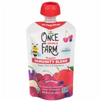 Once Upon A Farm™ Apple Cherry Elderberry Immunity Blend Yogurt