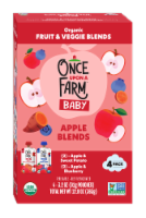 Once Upon a Farm Organic Baby Apple Blends Pouch Perspective: Main
