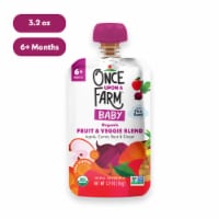 Once Upon a Farm™ Apple Carrot Beet and Ginger with Flax Seed Organic Baby Food Pouch