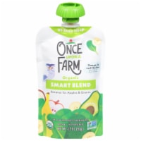 Once Upon a Farm™ Smart Blend Bananas for Apples and Greens Organic Snack Pouch