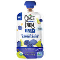 Once Upon a Farm™ Organic Baby Oatmeal Blends Pear & Blueberry Pouch