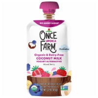 Once Upon a Farm™ Mixed Berry Coconut Milk Yogurt Alternative Pouch Perspective: Main