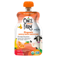 Once Upon A Farm™ Orange Squeeze Organic Whole Milk Smoothie Perspective: Main