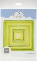 Elizabeth Craft Metal Die-Stitched Rounded Square