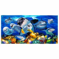 Selfie Super Soft Plush Cotton Beach Bath Pool Towel (Ocean Animals)
