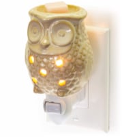 Iii Antique White Ceramic Owl