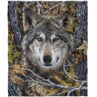 Wolf collection fleece blanket hotsell