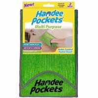 HANDEE POCKETS Multipurpose Microfiber Cleaning Cloths with Built-In Pockets Perspective: Main