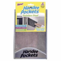 Handee Pockets™ Stainless Sleel Microfiber Cloths