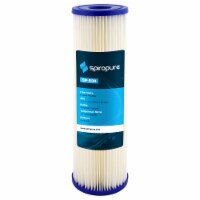 SpiroPure 10x2.5 Pleated Polyester Water Filter Cartridge, 30 Micron (24 Pack)