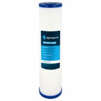 SpiroPure 20 x 4.5 Grooved Sediment Water Filter Cartridge, 5 Micron (6 Pack)
