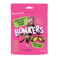 Bonkers® Chick 'N' Cheddar Catnip Cat Treats Perspective: Main