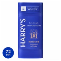 Harry's Odor & Sweat Control Men's Antiperspirant Deodorant Stick Redwood Scent Extra-Strength