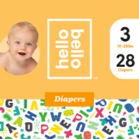 Hello Bello Baby Diapers Size 3 (16-28 lbs) Perspective: Main