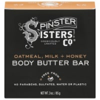 Spinster Sisters Co. Oatmeal Milk & Honey Body Butter Bar