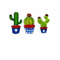 Blue Orange Pottery Texas Cactus Pots Sign - Assorted Perspective: Main