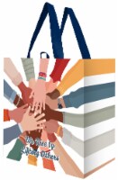 Earthwise Rise By Lifting Others Reusable Tote Bag