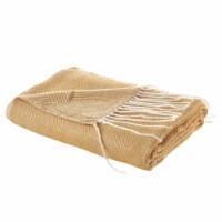 Nahla Throw-Faux Cashmere-Fringe-Cozy yellow