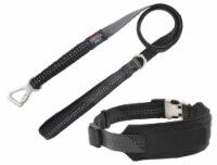 Pet Life Geo-prene 2-in-1 Shock Absorbing Neoprene Padded Reflective Dog Leash and Collar