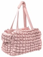 Bubble Vogue' Ultra-Plush Fashion Designer Pet Carrier - One Size / Pink
