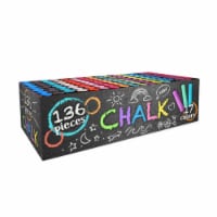 Gener8 GS5936M Chalk Set, Multi Color - 136 Piece