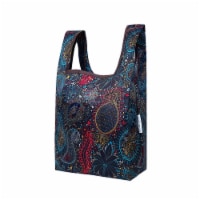 Wrapables Small JoliBag Collection Reusable Shopping Bag, Cosmic Paisley