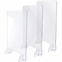Alpine Industries 24 in x 36 in x 0.18 in Clear Acrylic Sheet Table Top Protective Sneeze