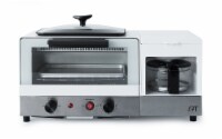 SPT BM-1120W 3-in-1 Breakfast Maker - Stainless Steel, White