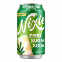 Nixie Ginger Ale Organic Zero Sugar Soda Perspective: Main